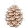 Image de Atmosphera Créateur d'intérieur - Bougie Déco "Pomme de Pin" 560g Beige & Blanc