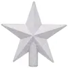 Image de Atmosphera Créateur d'intérieur - Cimier Étoile Déco "Paillettes" 22cm Argent