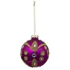 Image de Atmosphera Créateur d'intérieur - Boule de Noël "Glitter Folk" 8cm Rose & Or