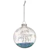 Image de Atmosphera Créateur d'intérieur - Boule de Noël Déco "Douceur des Neiges" 8cm Bleu