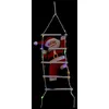 Image de Fééric Lights and Christmas - Père Noël Grimpeur Led "Échelle" 70cm Rouge