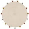 Image de Tapis rond D90 à pompons Arlequin Atmosphera