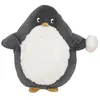 Image de Atmosphera for Kids - Peluche Enfant Pingouin "Nathan" 30cm Gris & Blanc