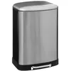 Image de FIVE Simply Smart - Poubelle de Cuisine en Inox "Ariane" 50L Argent