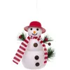 Image de Atmosphera Créateur d'intérieur - Sujet de Noël "Bonhomme de Neige" 17cm Blanc