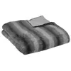 Image de Atmosphera Créateur d'intérieur - Plaid Imitation Fourrure "Grizzli" 180x230cm Gris