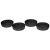 Image de FIVE Simply Smart - Lot de 4 Moules Tartelettes "Perforé" 10cm Gris