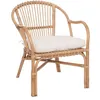 Image de Fauteuil en rotin Neta avec coussin Atmosphera