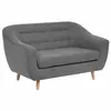 Image de Atmosphera Créateur d'intérieur - Canapé 2 Places Design "Rétro" 150cm Gris