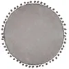 Image de Atmosphera Créateur d'intérieur - Coussin Déco "Pompons" 40cm Gris Clair