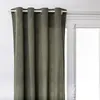 Image de Atmosphera Créateur d'intérieur - Rideau Tamisant Lilou 140x260cm Vert Kaki