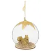 Image de Atmosphera Créateur d'intérieur - Boule de Noël en Verre Ecureuil 8cm Or