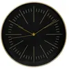 Image de Atmosphera Créateur d'intérieur - Horloge Murale Design "Edith" 30cm Noir & Or