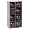 Image de Atmosphera Créateur d'intérieur - Lot de 8 Boules de Noël "Maison des Couleurs" 8cm Bleu & Or