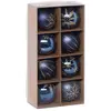 Image de Atmosphera, Décorations de sapin de Noël, Zestaw bombek ze z otymi zdobieniami, 8 cm (8x)
