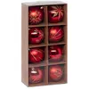 Image de Atmosphera, Décorations de sapin de Noël, Zestaw bombek ze z otymi zdobieniami, 8 cm (8x)