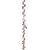 Image de Atmosphera Créateur d'intérieur - Guirlande de Noël Déco "Feuilles" 180cm Rouge