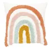 Image de Atmosphera, Coussin décoratif, Coussin Bouquet d'arc-en-ciel carré, multicolore (38 x 6 cm)