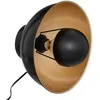 Image de Atmosphera Créateur d'intérieur - Applique Murale Design "Lahti" 29cm Noir & Or