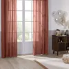 Image de Atmosphera Créateur d'intérieur - Rideau à  illets Linah 130x260cm Terracotta