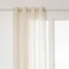 Image de Atmosphera Créateur d'intérieur - Rideau Voilage à  illets "Alla" 140x240cm Beige Lin