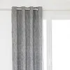 Image de Atmosphera Créateur d'intérieur - Rideau Occultant à  illets Pio 140x260cm Gris