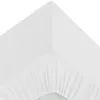 Image de Atmosphera Créateur d'intérieur - Drap Housse 1 Personne "Percale" 90x190cm Blanc