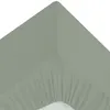 Image de Atmosphera Créateur d'intérieur - Drap Housse 2 Personnes Percale 140x190cm Vert Tilleul
