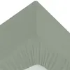 Image de Atmosphera Créateur d'intérieur - Drap Housse 2 Personnes "Percale" 160x200cm Vert Tilleul
