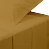 Image de Atmosphera Créateur d'intérieur - Drap Plat 1 Personne "Percale" 180x290cm Mordoré