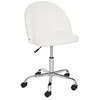 Image de Chaise de bureau bouclette blanc Geos Atmosphera