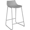 Image de Atmosphera, Tabouret de bar, tabouret barre polypropylène otac gr, gris