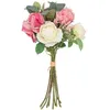 Image de bouquet fleurs artificielles 50x30cm multicolore - jja 193802
