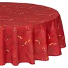 Image de Atmosphera Créateur d'intérieur - Nappe Antitache Ronde "Maison des Couleurs" 180cm Rouge