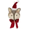 Image de Atmosphera Créateur d'intérieur - Décoration Murale de Noël Renard 49cm Rouge