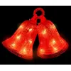 Image de Fééric Lights and Christmas - Décoration Lumineuse Extérieur "Cloches" 27cm Rouge