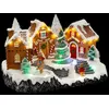 Image de Village de Noël Maisons en pain d'épices lumineux