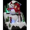 Image de Village de Noël bonhomme de neige lumineux