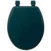 Image de FIVE Simply Smart - Abattant WC en Bois "Luxe" 48cm Bleu Pétrole