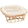 Image de Atmosphera Créateur d'intérieur - Canapé 2 Places en Rotin "Mamasan" 170cm Beige