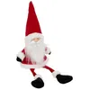 Image de Atmosphera Créateur d'intérieur - Statuette Père Noël "Assis" 46cm Rouge