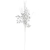 Image de Atmosphera Créateur d'intérieur - Branche Déco de Noël "Feuilles & Boules" 75cm Argent