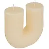 Image de Atmosphera Créateur d'intérieur - Bougie Design "Demi" 400g Ivoire