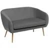 Image de Banquette 2 places Solaro gris Atmosphera