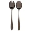Image de Secret de Gourmet - Couverts à Salade "Lance" 24cm Noir
