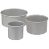 Image de FIVE Simply Smart - Lot de 3 Moules à Gâteau "Bord Haut" 20cm Argent