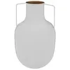Image de Atmosphera Créateur d'intérieur - Vase en Métal "Le Collectionneur" 30cm Blanc