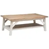 Image de Atmosphera Créateur d'intérieur - Table Basse en Bois "Olbia" 120cm Blanc