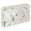 Image de Coffret empreinte et peluche 28x17 cm