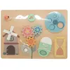 Image de Jeu en bois Planche d'activités Atmosphera - Naturel clair